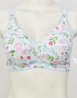 Cotton Printed Comfortable And Breathable Non-Padded Bra - Pack Of 2 - Image 7