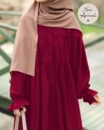 Georgette Plain Classic Abaya - Image 2