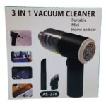 3-in-1 Portable Vacuum Cleaner, Duster & Air Blower | Wireless Handheld Cleaning for Car & Home