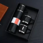 Double-Layer Stainless Steel Vacuum Flask Set | Hot & Cold | Travel Thermos - Image 2