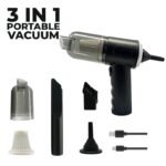 3-in-1 Portable Vacuum Cleaner, Duster & Air Blower | Wireless Handheld Cleaning for Car & Home - Image 2