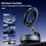 Foldable Magnetic Car Phone Holder | 360° Rotating Suction Mount, Universal - Image 2