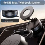 Foldable Magnetic Car Phone Holder | 360° Rotating Suction Mount, Universal - Image 5