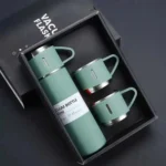 Double-Layer Stainless Steel Vacuum Flask Set | Hot & Cold | Travel Thermos - Image 6
