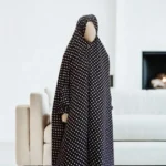 Stitch Namaz Chadar Full Length Full Sleeves With Naqab Random Prints Good Quality Material - Image 5