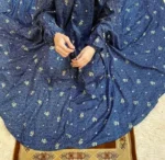 Stitch Namaz Chadar Full Length Full Sleeves With Naqab Random Prints Good Quality Material - Image 2