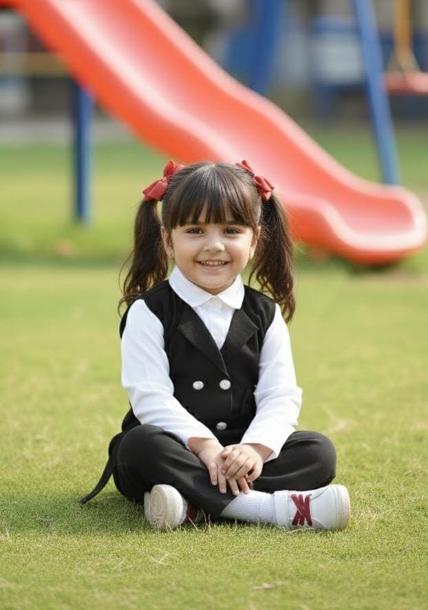 WhatsApp Image 2026-02-15 at 9.56.38 PM Kids Waistcoat Set Double breasted Coat - Image 1