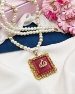 Beautiful Calligraphy Allah Pendant Set - Image 3