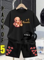 Pack of 5 (T-Shirt + Shorts+ Digital Watch + Sunglasses + Cap with) - Image 5