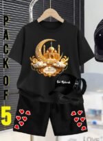 Pack of 5 (T-Shirt + Shorts+ Digital Watch + Sunglasses + Cap with) - Image 4