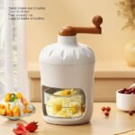 New shaved ice machine DIY home small manual ice crusher hand-shake ice sand hail ice ice breaker to make continuous sand ice