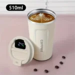 Smart Temperature Coffee Mug | 17oz Insulated Stainless Steel Travel Mug with Leakproof Lid - Image 6