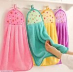 Multicolor Microfiber Kitchen Towel 1 Pc Absorbent - Image 3